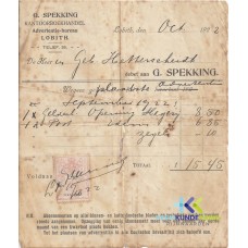 rekening_1e advertentie_ slagerij_ Hetterscheidt Coll. M.Hoedemaker